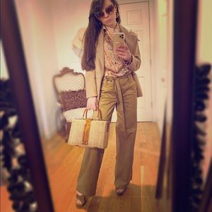 Kasper silk paisley print blouse Petite size 10